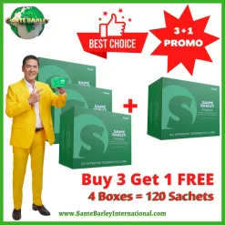 Santé Barley Juice Box WITH Stevia 30s 3+1 Promo