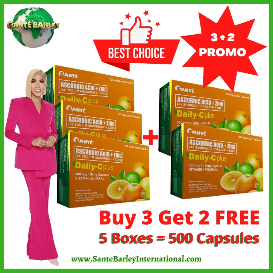Santé Daily C plus Zinc 3+2 Promo