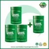 Sante Barley Powder Without Stevia Canister Buy 3 Get 1 FREE promotional package made with 100% Certified Organic Barley Grass from New Zealand for natural daily nutrition.