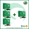 Sante Barley Capsule Buy 3 Get 1 FREE promotional package made with 100% Certified Organic Barley Grass from New Zealand in convenient capsule form.