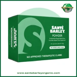 Sante Barley Powder Without Stevia 30 Sachets made with 100% Certified Organic Barley Grass from New Zealand.